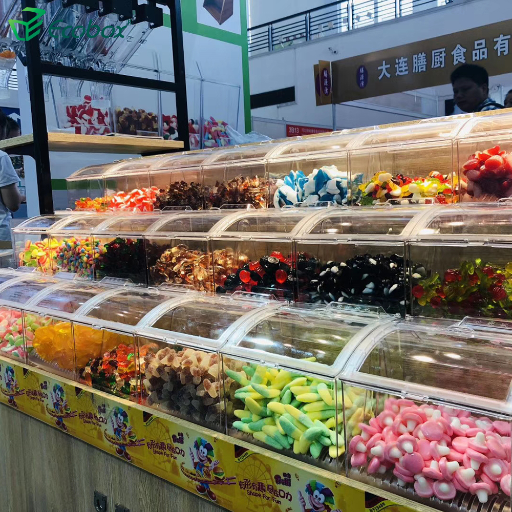 Sph 055超市气密糖果零食箱散装食品容器 在江西恩科智能科技有限公司购买食品杂货散装容器 超市设备 散装食品容器产品